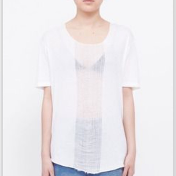 Raquel Allegra Short Sleeve Basic Tee Optic White - Picture 2 of 8